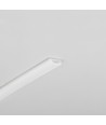 Profilé en aluminium SLASH8 1m - Blanc laiteux, encastré, rail LED