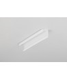 Profilé en aluminium SLASH8 1m - Blanc laiteux, encastré, rail LED