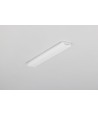 Profilé en aluminium SLASH8 1m - Blanc laiteux, encastré, rail LED