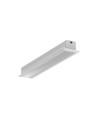 Profilé en aluminium 1m SMART-IN10 AC2/Z - Aluminium brut, encastré, rail LED