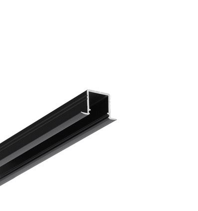 Profilé aluminium 2m SMART-IN10 AC2/Z - Noir anodisé, encastré, rail LED