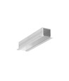 Profilé en aluminium 2m SMART-IN16 BC3/U4 - Aluminium brut, encastré, rail LED