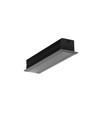 Profilé aluminium 2m SMART-IN16 BC3/U4 - Noir laqué, encastré, rail LED