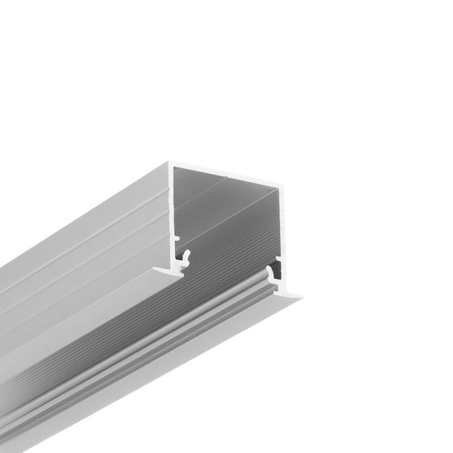 Profilé en aluminium LINEA-IN20 EE7F/U7 1m - Anodisé, encastré, rail LED