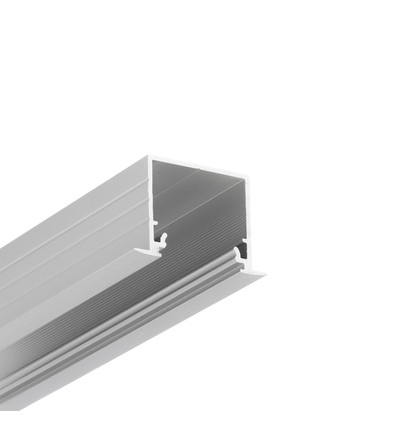 Profilé en aluminium LINEA-IN20 EE7F/U7 1m - Anodisé, encastré, rail LED