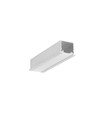 Profilé en aluminium 1m LINEA-IN20 EE7F/U7 - Aluminium brut, encastré, rail LED