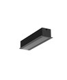 Profilé en aluminium 1m LINEA-IN20 EE7F/U7 - Anodisé noir, encastré, rail LED