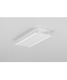 Profilé en aluminium VARIO30-06 ACDE-9/U9 de 2m - Blanc laqué, encastré, rail LED