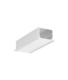 Profilé en aluminium 1m VARIO30-07 ACDE-9/U9 - Aluminium brut, encastré, rail LED