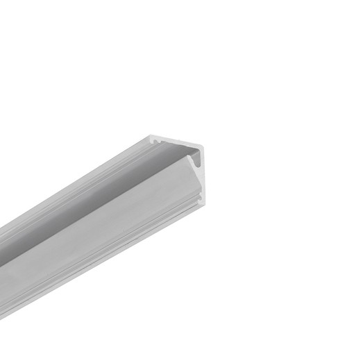 Profilé en aluminium 1m CABI12 E - Aluminium brut, angle, rail LED