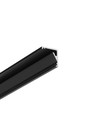 Profilé en aluminium 1m CABI12 E - Noir anodisé, angle, rail LED