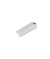 Profilé aluminium 2m CABI12 E - Aluminium brut, angle, rail LED