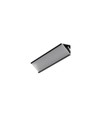 Profilé en aluminium 2m CABI12 E - Noir anodisé, angle, rail LED