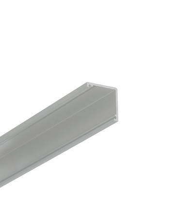 Profilé aluminium 2m CABI12 DUO E - Anodisé, angle, rail LED