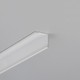 Profilé aluminium 2m CABI12 DUO E - Blanc laqué, angle, rail LED