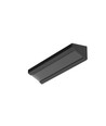 Profilé en aluminium 1m CORNER10 BC/UX - Noir anodisé, angle, rail LED