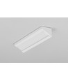 Profilé aluminium 2m CORNER10 BC/UX - Blanc laqué, angle, rail LED
