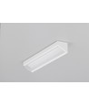Profilé aluminium 1m CORNER10.V2 A1C/U1 - Coin, laqué blanc, rail LED
