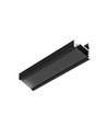 Profilé en aluminium 1m CORNER10.V2 A1C/U1 - Noir anodisé, coin, rail LED