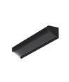 Profilé en aluminium 1m CORNER10.V2 A1C/U1 - Noir anodisé, coin, rail LED