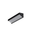 Profilé en aluminium 2m CORNER12.V2 EF/U - Coin, anodisé noir, rail LED