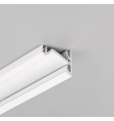 Profilé en aluminium 2m CORNER14 EE7F/TY - Blanc laqué, angle, rail LED