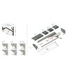 Profilé en aluminium 2m CORNER16.V2 AC-6/TY - Anodisé, angle, rail LED