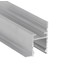 Profilé aluminium 2m FRAME14 BC/Q - Aluminium brut, encastrement, rail LED