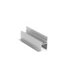 Profilé aluminium 2m FRAME14 BC/Q - Aluminium brut, encastrement, rail LED