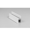Profilé aluminium 2m FRAME14 BC/Q - Laqué blanc, encastrable, rail LED