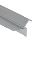 Profilé en aluminium 2m GLOW12 DOWN A1C - Aluminium brut, encastrable, rail LED