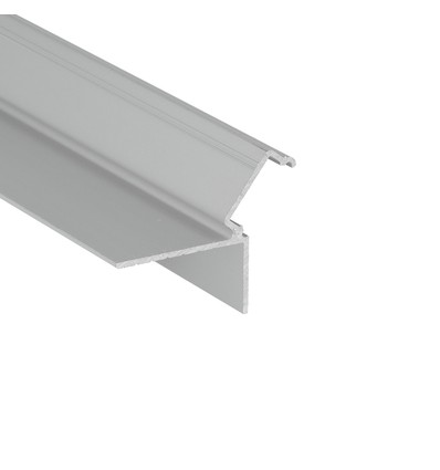 Profilé en aluminium 2m GLOW12 DOWN A1C - Anodisé, encastrable, rail LED