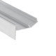 Profilé aluminium 1m GLOW12 UP A1C - Aluminium brut, encastrement, rail LED