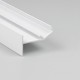 Profilé en aluminium 1m GLOW12 UP A1C - Blanc laqué, encastrement, rail LED