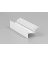 Profilé en aluminium 2m GLOW12 UP A1C - Blanc laqué, encastrable, rail LED
