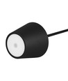 Lampe de table rechargeable V-Tac, sans fil - Noir, lampe de table extérieure IP54, tactile dimmable, modèle mini