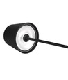Lampe de table rechargeable V-Tac, sans fil - Noir, lampe de table extérieure IP54, tactile dimmable, modèle mini