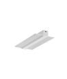 Profilé aluminium 2m HIDE10 C4 - Aluminium brut, encastrement, rail LED