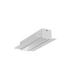 Profilé aluminium 2m LINEA-IN20 TRIMLESS EE7F - Aluminium brut, encastrement, rail LED