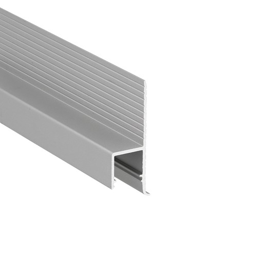 Profilé en aluminium 1m OMNI10 AC2 - Anodisé, encastrable, rail LED