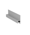 Profilé en aluminium OMNI10 AC2 2m - Anodisé, encastrable, rail LED