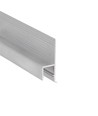 Profilé en aluminium OMNI10 AC2 2m - Aluminium brut, encastrement, rail LED
