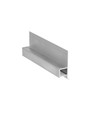 Profilé en aluminium OMNI10 AC2 2m - Aluminium brut, encastrement, rail LED