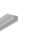 Profilé en aluminium PLANE14 SIDE BC3 2m - Aluminium brut, encastrement, rail LED