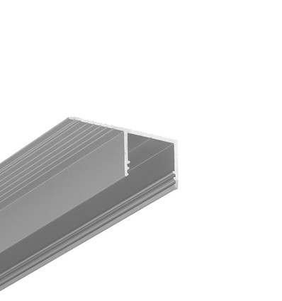 Profilé aluminium 2m PLANE14 SIDE BC3 - Anodisé, encastrable, rail LED