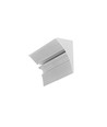 Profilé en aluminium 1m SMOOTH12 BC/Q9 - Aluminium brut, encastrement, rail LED