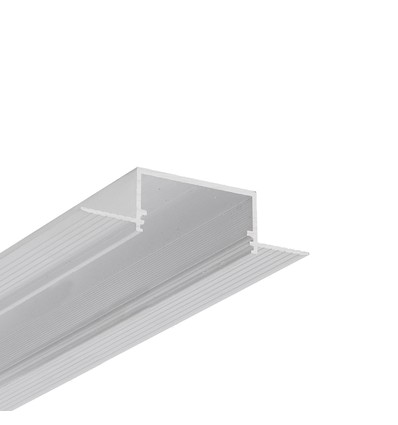 Profilé aluminium 2m VARIO30-04 ACDE-9 - Aluminium brut, encastrement, rail LED