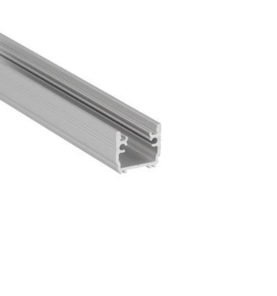 Profilé en aluminium 1m FLOOR12 K/U - Anodisé, profilé carrelage, rail LED
