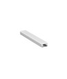 Profilé en aluminium 1m FLOOR8 K - Anodisé, profilé carrelage, rail LED