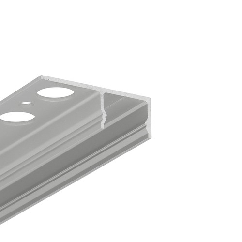 Profilé en aluminium 1m UNI-TILE12 180DEG C PLUS - Anodisé, profilé pour carreaux, rail LED